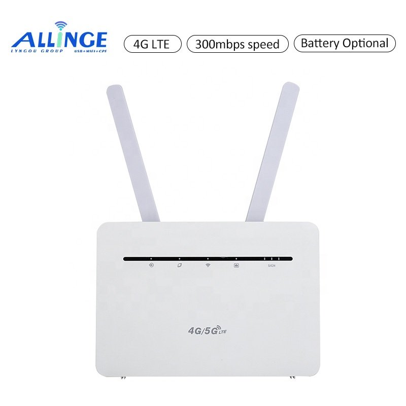 ALLINGE HMQ306 B535 300mbps Portable 4G Industrial Wireless Outdoor CPE Wifi Router 3000mAh Battery rj45 Hotspot